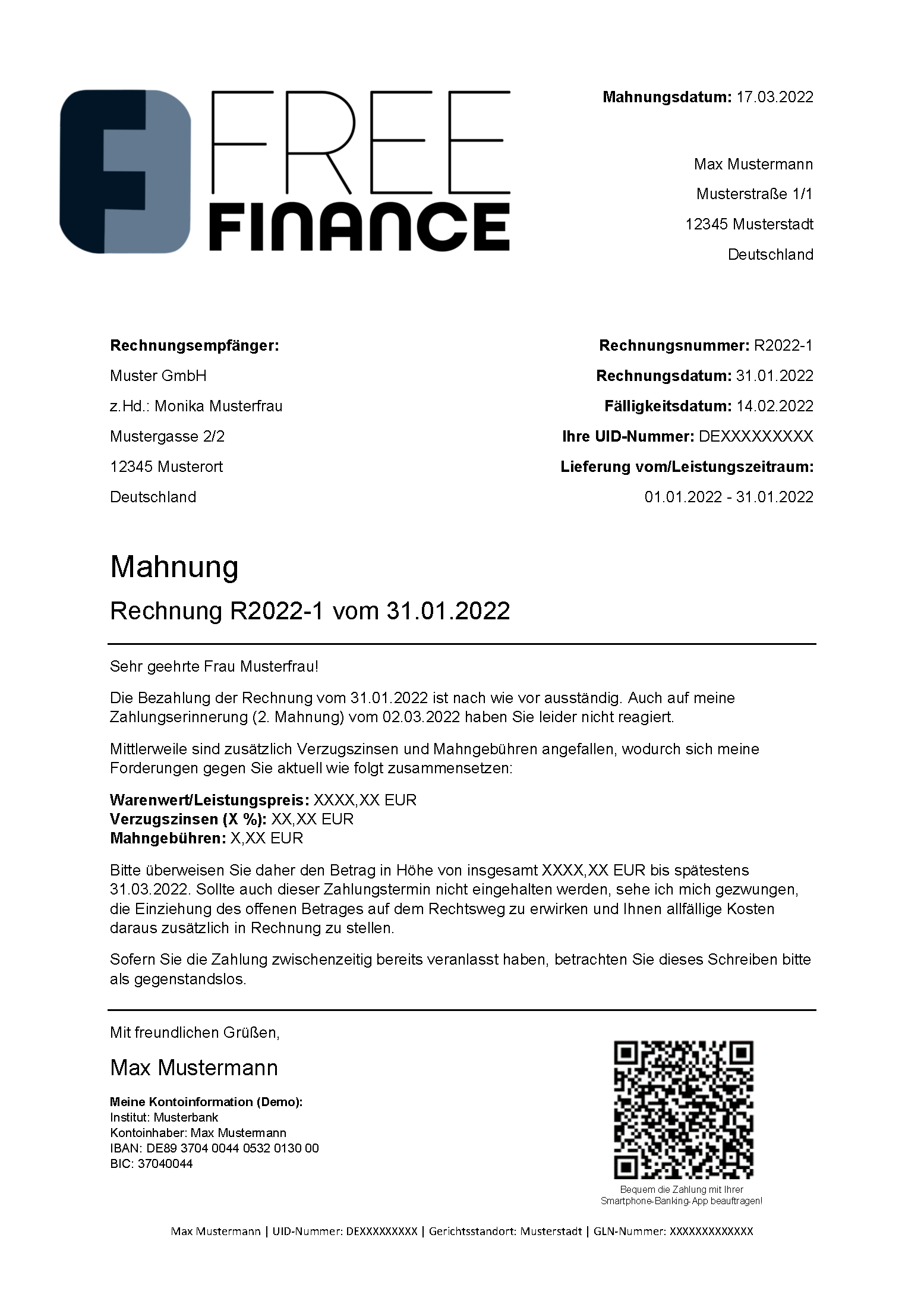 Zahlungserinnerung ⇒ Einfach Erklärt Freefinance 